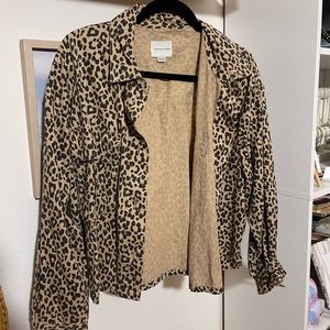 American Eagle cheetah print jacket